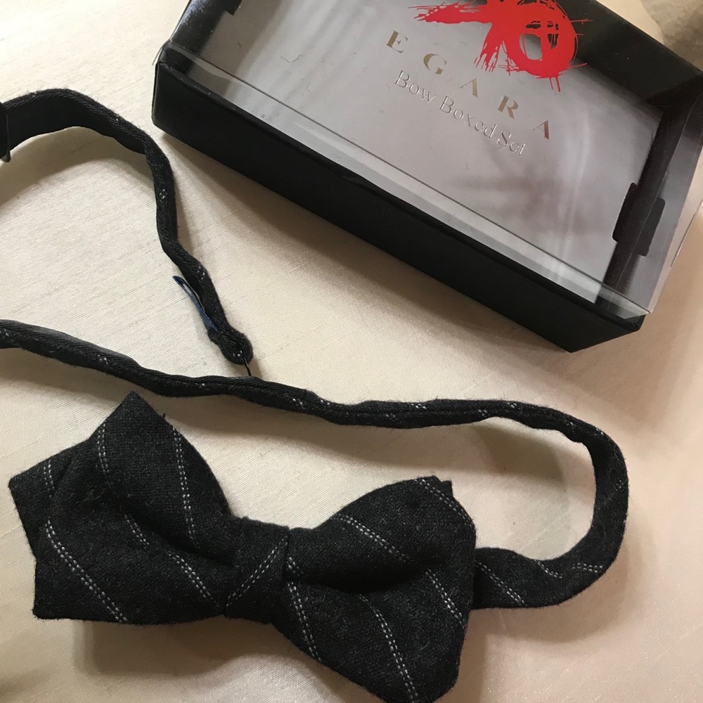 Egara boxed bow tie set